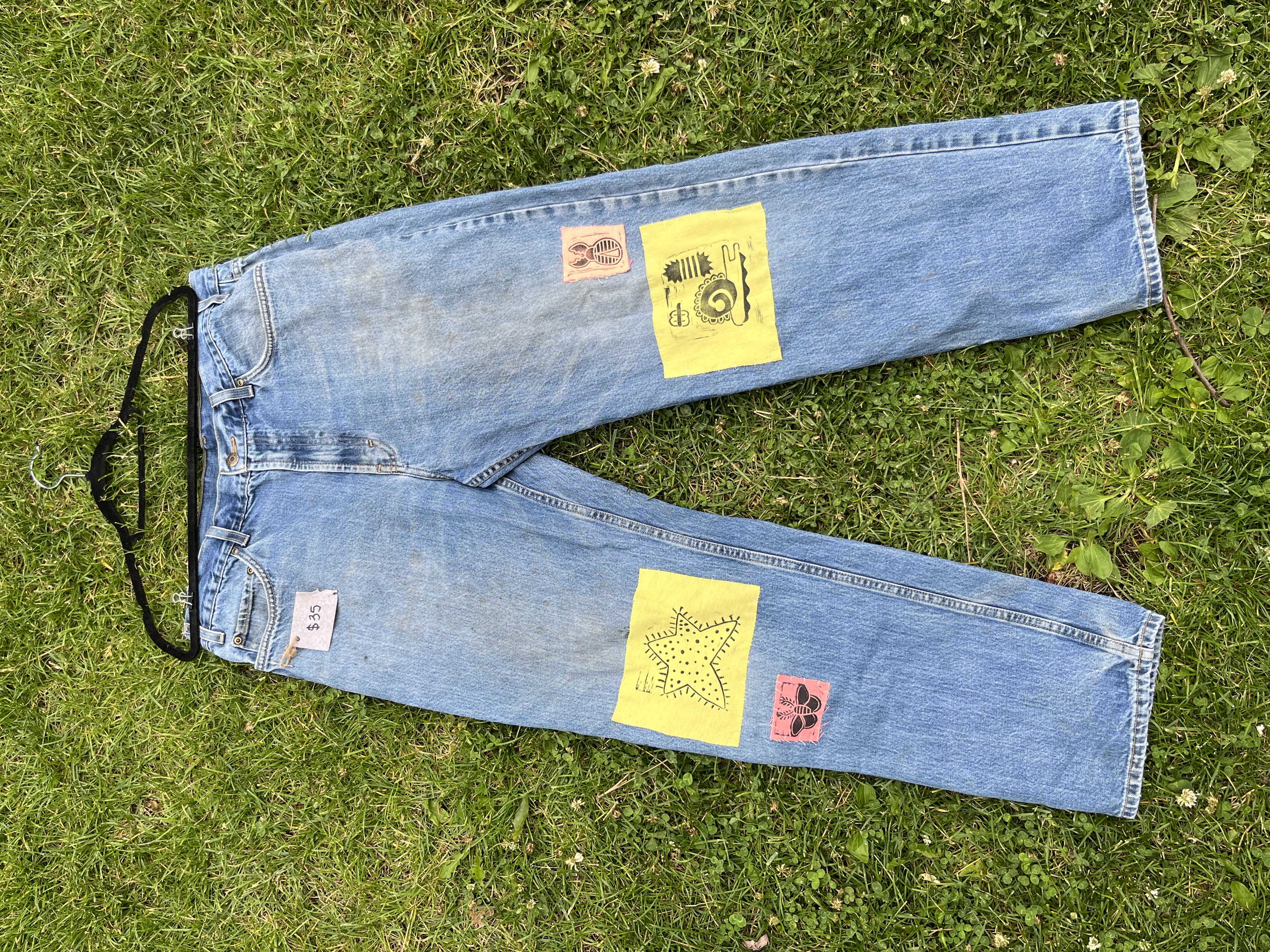 Photo of patchwork pants